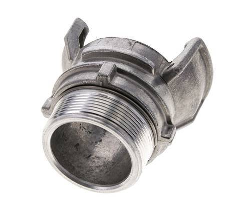 Guillemin DN 50 Acoplamiento de aluminio G 2'' rosca macho con cierre