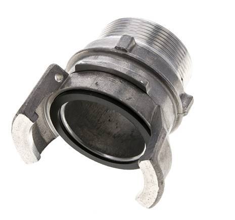 Guillemin DN 50 Acoplamiento de aluminio G 2'' rosca macho con cierre