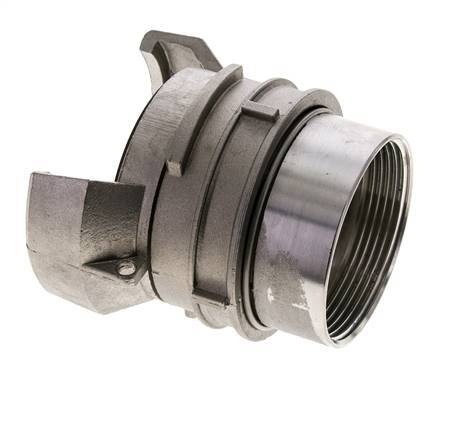 Guillemin DN 50 Acoplamiento de acero inoxidable G 2'' rosca hembra con cierre