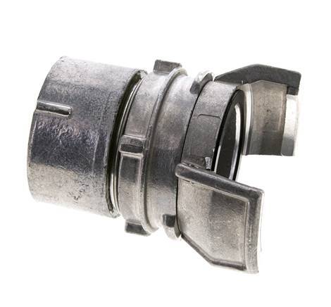 Guillemin DN 50 Acoplamiento de aluminio G 2'' rosca hembra con cierre