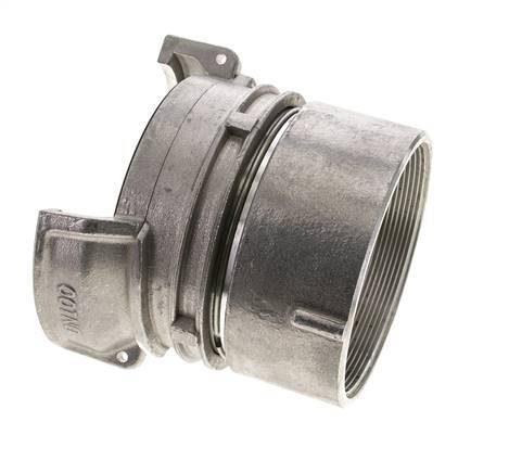 Guillemin DN 100 Acoplamiento de aluminio G 4'' rosca hembra con cierre