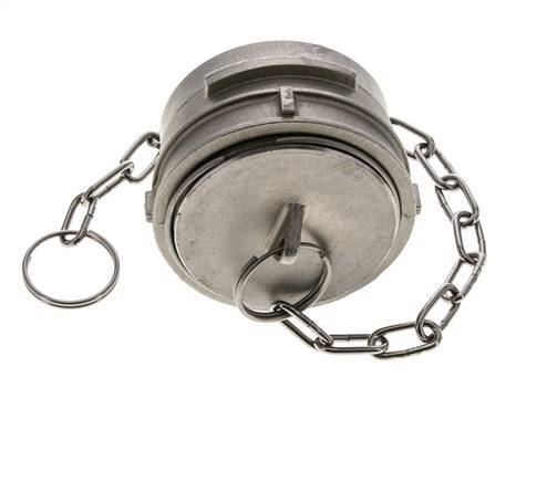Guillemin DN 50 Tapa de acoplamiento de acero inoxidable con cerradura