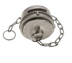 Guillemin DN 50 Tapa de acoplamiento de acero inoxidable con cerradura