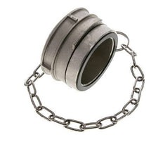 Guillemin DN 50 Tapa de acoplamiento de acero inoxidable con cerradura