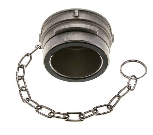 Guillemin DN 50 Tapa de acoplamiento de acero inoxidable con cerradura