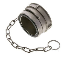 Guillemin DN 50 Tapa de acoplamiento de acero inoxidable con cerradura