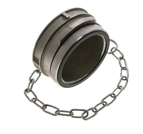 Guillemin DN 65 Tapa de acoplamiento de acero inoxidable con cerradura