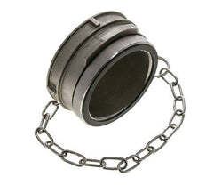 Guillemin DN 65 Tapa de acoplamiento de acero inoxidable con cerradura