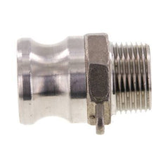 Acoplamiento de acero inoxidable Camlock DN 20 (3/4'') Rosca NPT macho de 3/4'' Tipo F MIL-C-27487