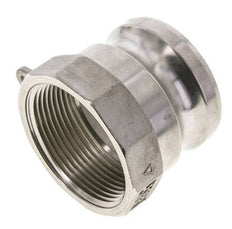 Acoplamiento de acero inoxidable Camlock DN 60 (2 1/2'') Rosca NPT hembra de 2 1/2'' Tipo A MIL-C-27487