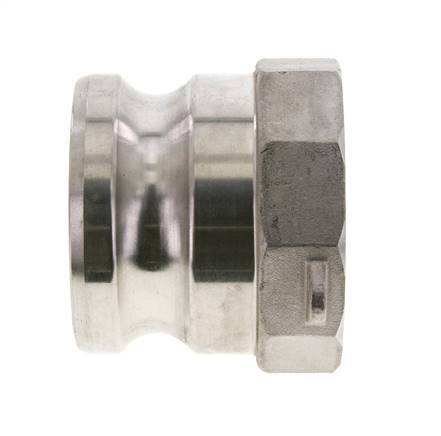 Acoplamiento de acero inoxidable Camlock DN 60 (2 1/2'') Rosca NPT hembra de 2 1/2'' Tipo A MIL-C-27487