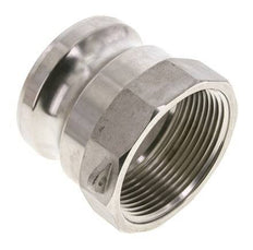 Acoplamiento de acero inoxidable Camlock DN 60 (2 1/2'') Rosca NPT hembra de 2 1/2'' Tipo A MIL-C-27487