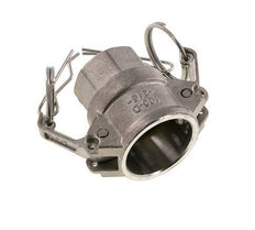 Acoplamiento de acero inoxidable Camlock DN 25 (1'') Rosca NPT hembra de 1'' Tipo D MIL-C-27487