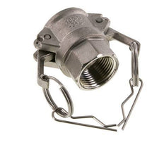Acoplamiento de acero inoxidable Camlock DN 25 (1'') Rosca NPT hembra de 1'' Tipo D MIL-C-27487