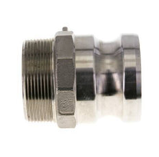 Acoplamiento de acero inoxidable Camlock DN 50 (2'') Rosca NPT macho de 2'' Tipo F MIL-C-27487
