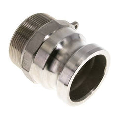 Acoplamiento de acero inoxidable Camlock DN 50 (2'') Rosca NPT macho de 2'' Tipo F MIL-C-27487