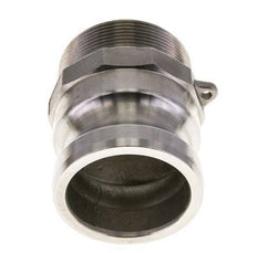 Acoplamiento de acero inoxidable Camlock DN 50 (2'') Rosca NPT macho de 2'' Tipo F MIL-C-27487
