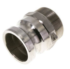 Acoplamiento de acero inoxidable Camlock DN 50 (2'') Rosca NPT macho de 2'' Tipo F MIL-C-27487