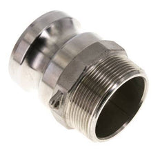 Acoplamiento de acero inoxidable Camlock DN 50 (2'') Rosca NPT macho de 2'' Tipo F MIL-C-27487