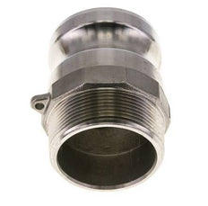Acoplamiento de acero inoxidable Camlock DN 50 (2'') Rosca NPT macho de 2'' Tipo F MIL-C-27487