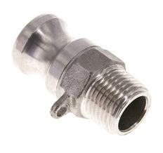Acoplamiento de acero inoxidable Camlock DN 15 (1/2'') Rosca NPT macho de 1/2'' Tipo F MIL-C-27487