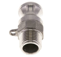 Acoplamiento de acero inoxidable Camlock DN 15 (1/2'') Rosca NPT macho de 1/2'' Tipo F MIL-C-27487