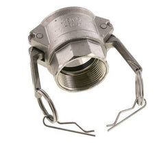 Acoplamiento de acero inoxidable Camlock DN 40 (1 1/2'') Rosca NPT hembra de 1 1/2'' Tipo D MIL-C-27487