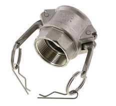 Acoplamiento de acero inoxidable Camlock DN 40 (1 1/2'') Rosca NPT hembra de 1 1/2'' Tipo D MIL-C-27487
