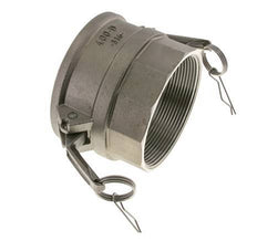 Acoplamiento de acero inoxidable Camlock DN 90 (4'') Rosca NPT hembra de 4'' Tipo D MIL-C-27487