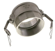 Acoplamiento de acero inoxidable Camlock DN 90 (4'') Rosca NPT hembra de 4'' Tipo D MIL-C-27487