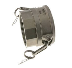 Acoplamiento de acero inoxidable Camlock DN 90 (4'') Rosca NPT hembra de 4'' Tipo D MIL-C-27487