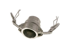 Acoplamiento de acero inoxidable Camlock DN 20 (3/4'') Rosca NPT hembra de 3/4'' Tipo D MIL-C-27487
