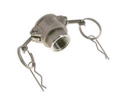 Acoplamiento de acero inoxidable Camlock DN 20 (3/4'') Rosca NPT hembra de 3/4'' Tipo D MIL-C-27487