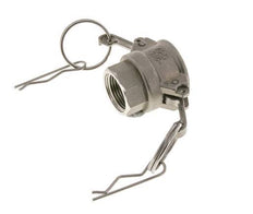 Acoplamiento de acero inoxidable Camlock DN 20 (3/4'') Rosca NPT hembra de 3/4'' Tipo D MIL-C-27487