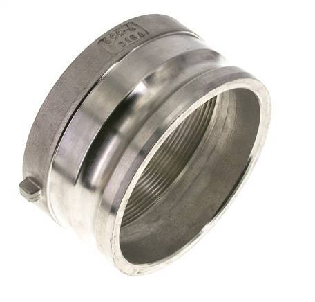 Acoplamiento de acero inoxidable Camlock DN 120 (5'') Rosca NPT hembra de 5'' Tipo A MIL-C-27487