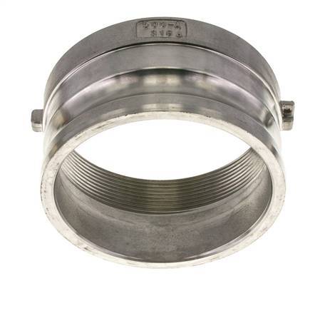 Acoplamiento de acero inoxidable Camlock DN 120 (5'') Rosca NPT hembra de 5'' Tipo A MIL-C-27487