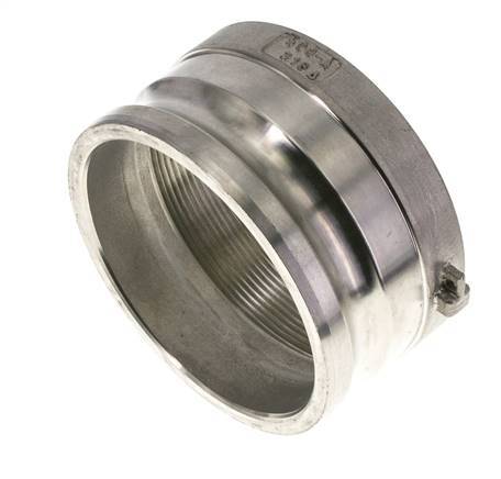 Acoplamiento de acero inoxidable Camlock DN 120 (5'') Rosca NPT hembra de 5'' Tipo A MIL-C-27487