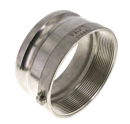 Acoplamiento de acero inoxidable Camlock DN 120 (5'') Rosca NPT hembra de 5'' Tipo A MIL-C-27487