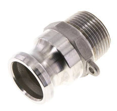 Acoplamiento de acero inoxidable Camlock DN 25 (1'') Rosca NPT macho de 1'' Tipo F MIL-C-27487
