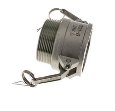 Acoplamiento de acero inoxidable Camlock DN 75 (3'') Rosca NPT macho de 3'' Tipo B MIL-C-27487