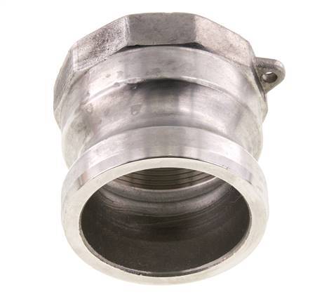 Acoplamiento de acero inoxidable Camlock DN 50 (2'') Rosca NPT hembra de 2'' Tipo A MIL-C-27487