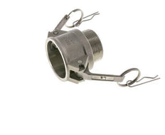 Acoplamiento de acero inoxidable Camlock DN 40 (1 1/2'') Rosca NPT macho de 1 1/2'' Tipo B MIL-C-27487