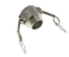 Acoplamiento de acero inoxidable Camlock DN 40 (1 1/2'') Rosca NPT macho de 1 1/2'' Tipo B MIL-C-27487