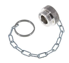 NPT 1/4" Tapa de protección contra el polvo de aluminio para el enchufe con cadena