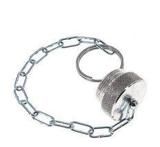 NPT 1/4" Tapa de protección contra el polvo de aluminio para el enchufe con cadena