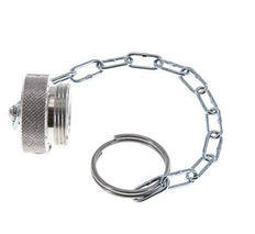 NPT 1/4" Tapa de protección contra el polvo de aluminio para el enchufe con cadena