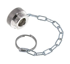 NPT 1/4" Tapa de protección contra el polvo de aluminio para el enchufe con cadena