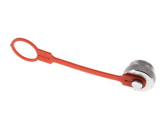 Tapa de protección contra el polvo de aluminio NPT 3/8" para el enchufe de acoplamiento