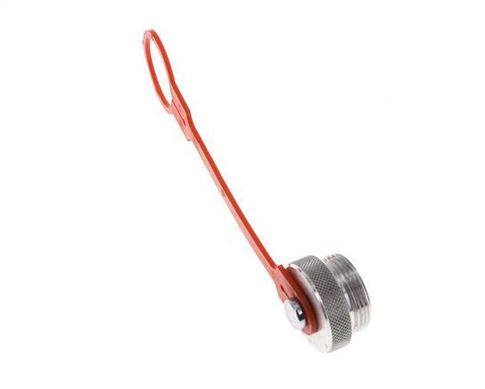 Tapa de protección contra el polvo de aluminio NPT 3/8" para el enchufe de acoplamiento