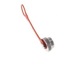 Tapa de protección contra el polvo de aluminio NPT 3/8" para el enchufe de acoplamiento